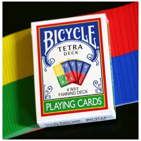 Bicycle Tetra 4 way fanning deck speelkaarten